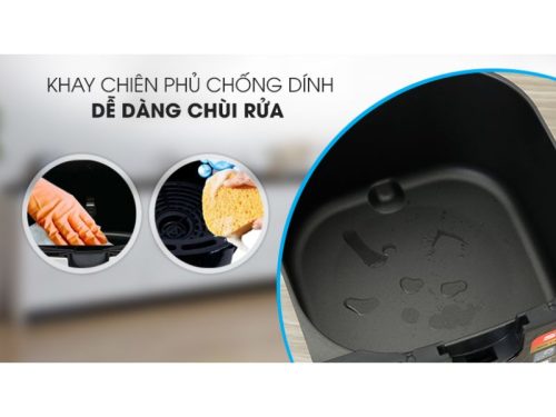 Khay nồi chiên không dầu Sharp KF-AF55EV-BK