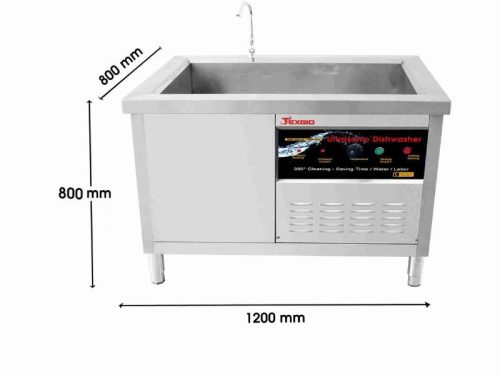 Máy rửa chén công nghiệp Texgio TGU-1200SS 5 kich thuoc may rua chen cong nghiep texgio tgu 1200ss