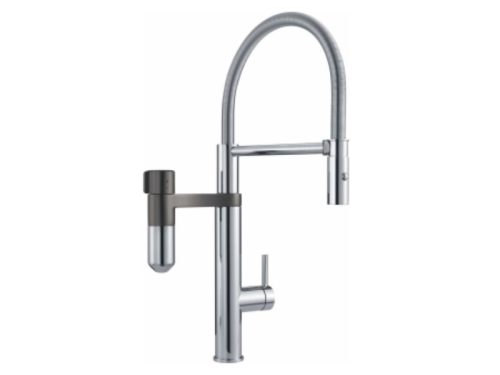Vòi rửa bát Franke Vital Semi-Pro Chrome – Gun Metal