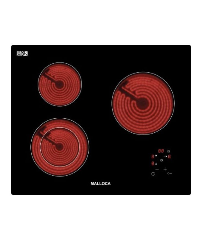 Bếp hồng ngoại 3 vùng nấu Malloca MH 03R