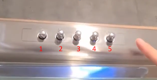 Bảng điều khiển máy hút mùi Malloca H107