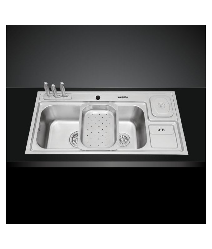 Chậu rửa bát bán thủ công Malloca MS 8809