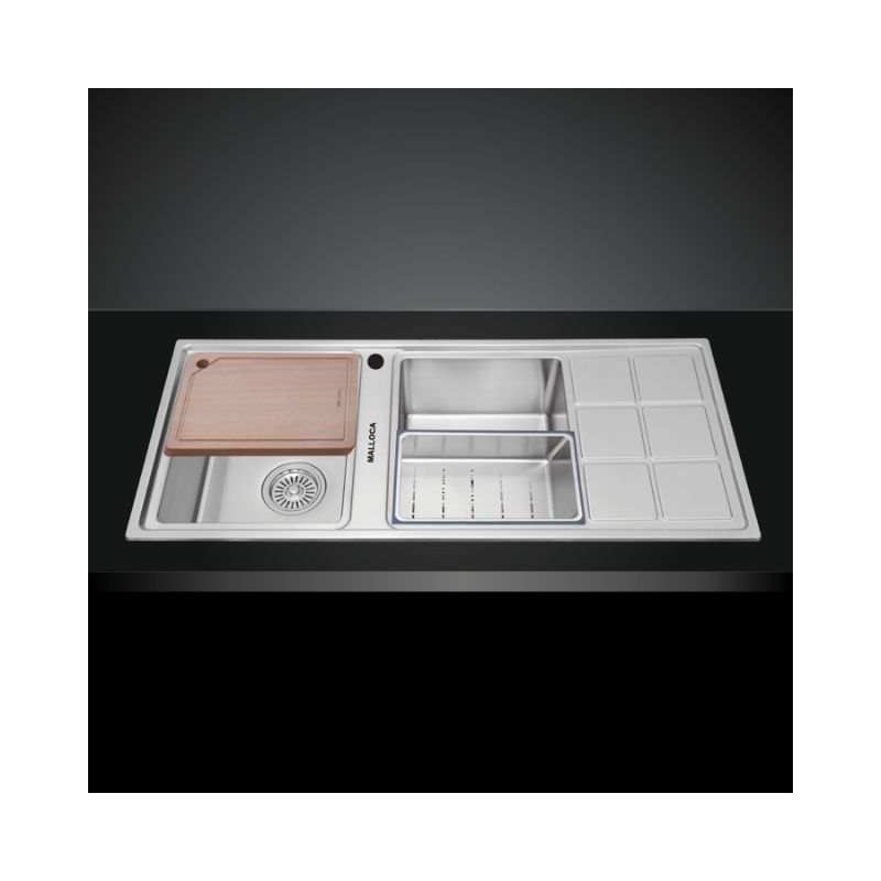 Chậu rửa bát bán thủ công Malloca MS 8815R Chậu rửa bát bán thủ công Malloca MS 8815R