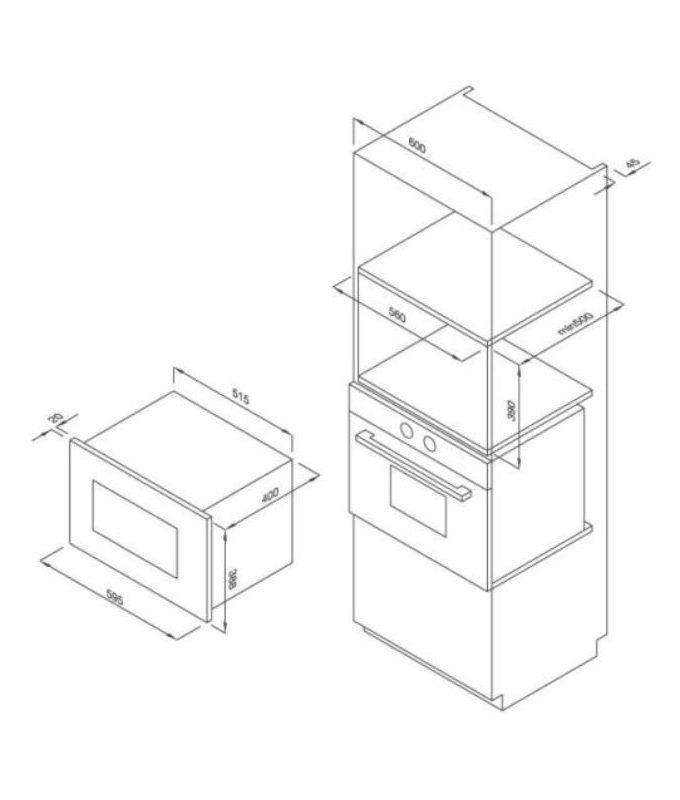 Lò vi sóng Malloca MW-927DE 2 Thiết kế của Lò vi sóng Malloca MW-927DE