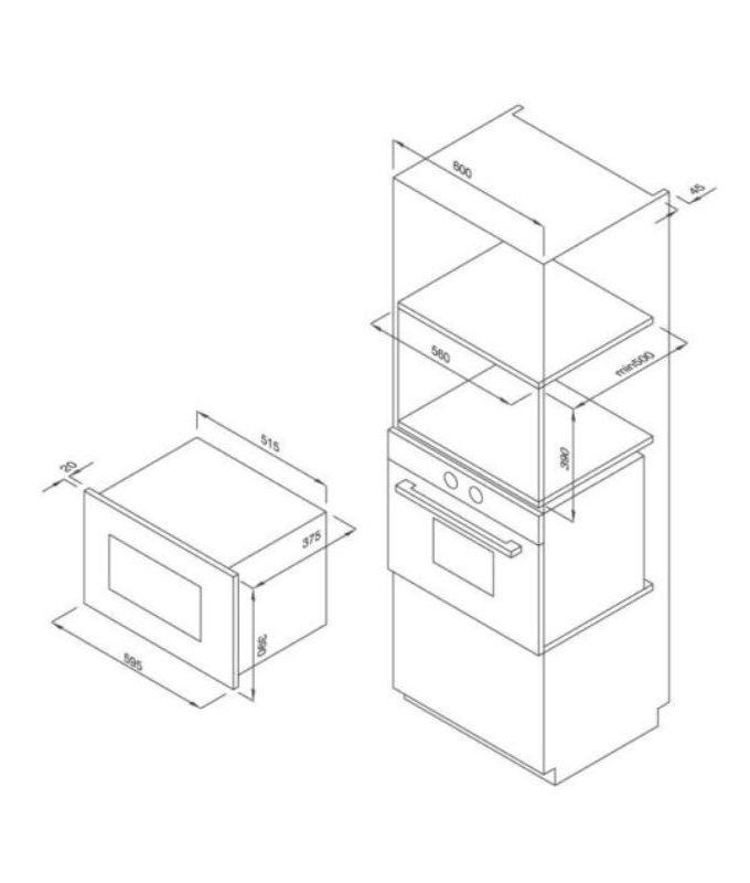 Thiết kế của Lò vi sóng Malloca MW-927S