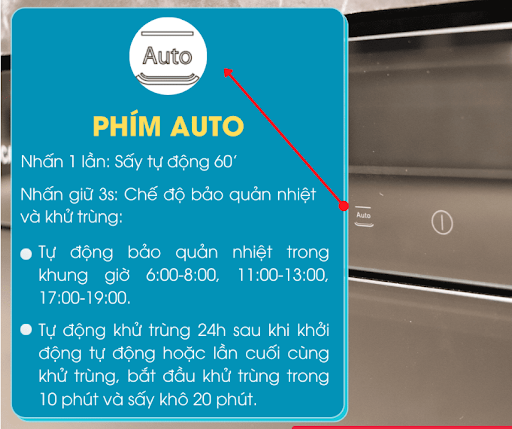 Bảng điều khiển máy sấy bát Malloca MSC-1005 lắp âm Bảng điều khiển máy sấy bát Malloca MSC-1005 lắp âm