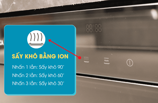 Bảng điều khiển máy sấy bát Malloca MSC-1005 lắp âm Bảng điều khiển máy sấy bát Malloca MSC-1005 lắp âm