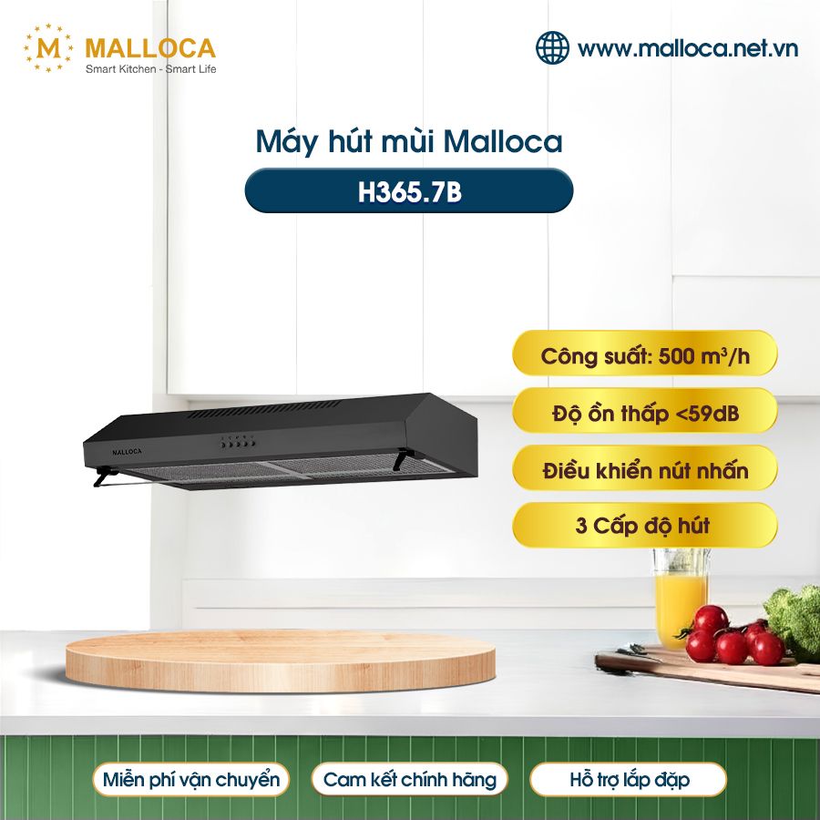 Máy hút mùi Malloca H365.7B