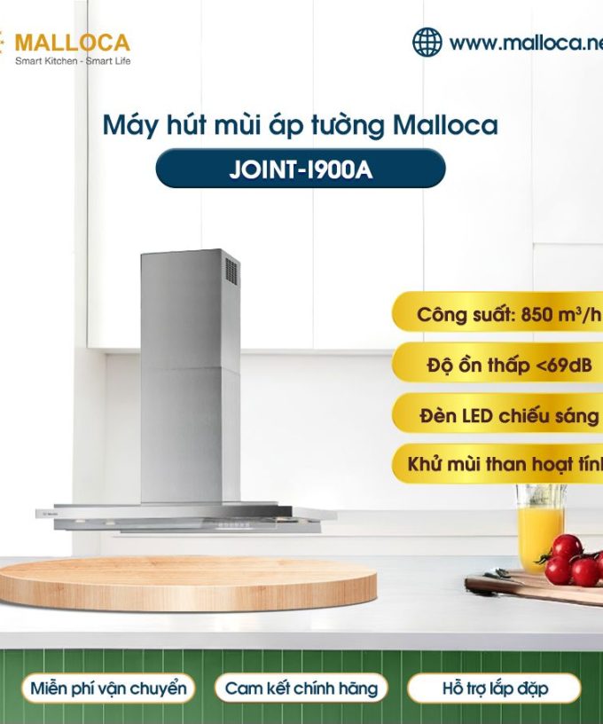 Máy hút mùi đảo Malloca JOINT-I900A