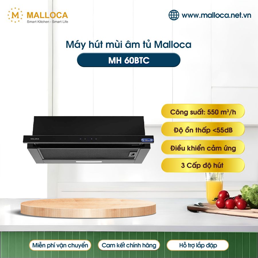 Máy hút mùi Malloca MH 60BTC
