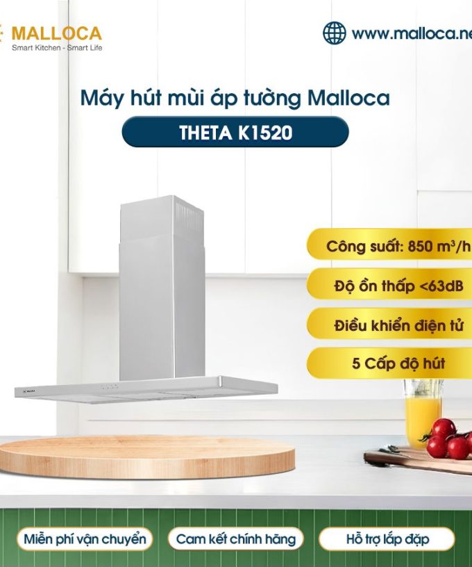 Máy hút mùi Malloca THETA K1520