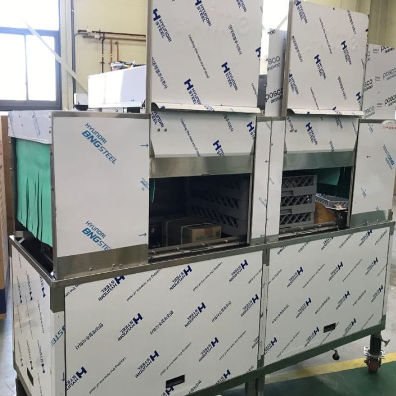 Ảnh máy rửa chén bát công nghiệp băng chuyền PRIME PRCE-400D Ảnh máy rửa chén bát công nghiệp băng chuyền PRIME PRCE-400D