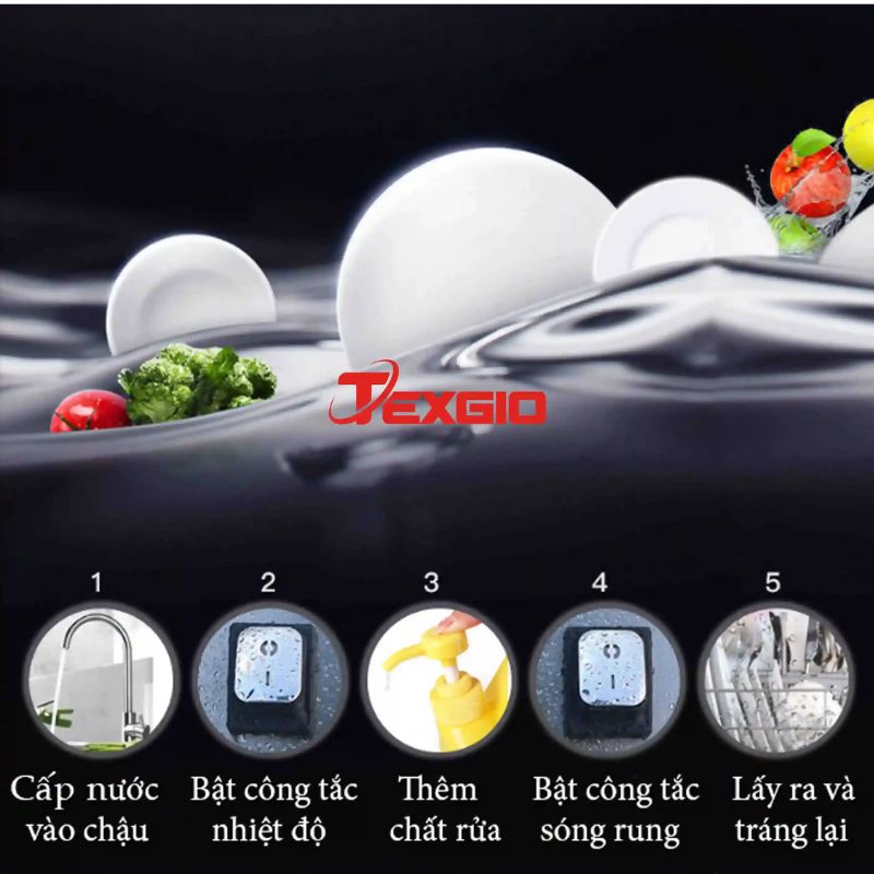 Cách sử dụng máy rửa chén công nghiệp siêu âm Texgio Ultrasonic Standard TGU-1200SS Cách sử dụng máy rửa chén công nghiệp siêu âm Texgio Ultrasonic Standard TGU-1200SS