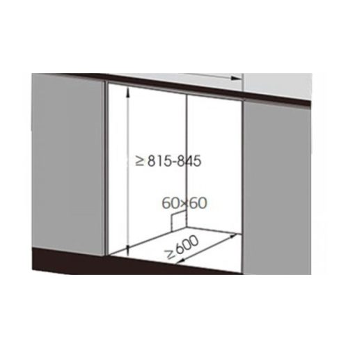 Máy rửa bát Texgio TG-W60F955 4 Kích thước máy rửa bát Texgio TG-W60F955