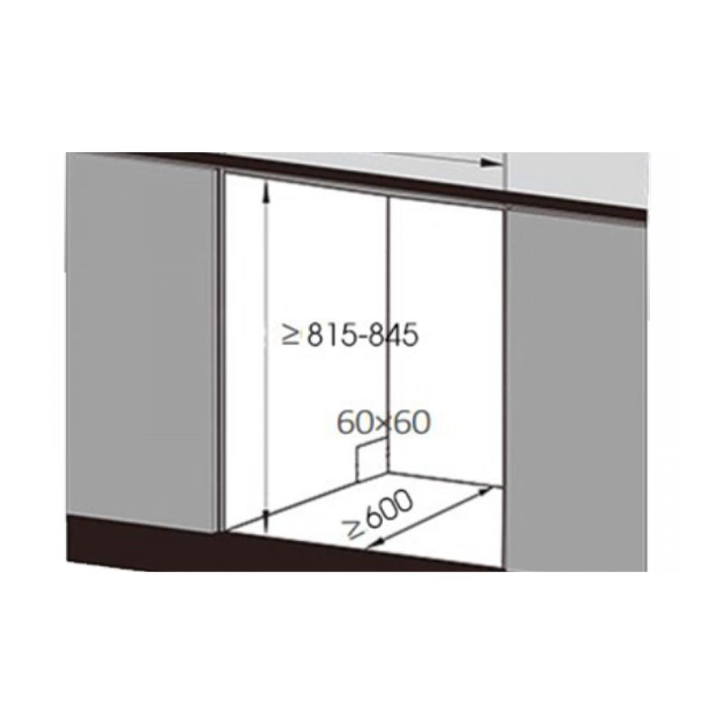 Kích thước máy rửa bát Texgio TG-W60F955 Kích thước máy rửa bát Texgio TG-W60F955