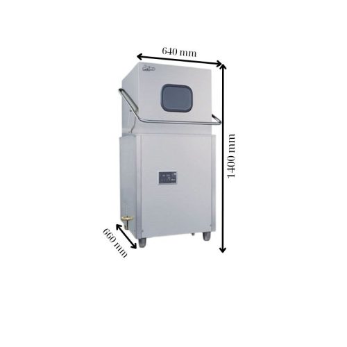 Kích thước máy rửa chén bát công nghiệp cửa sập PRIME PMDE-1200E