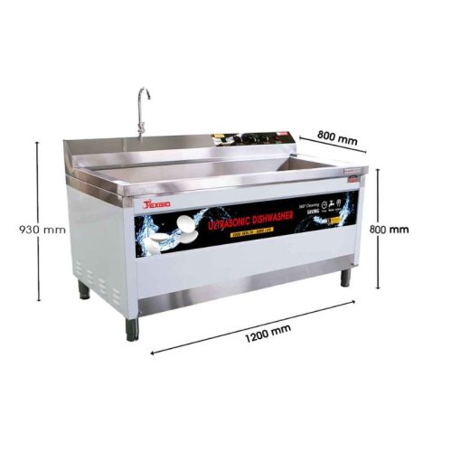 Máy rửa chén bát công nghiệp siêu âm Texgio Ultrasonic Luxury TGU-1200XS 3 Kích thước máy rửa chén bát công nghiệp siêu âm Texgio Ultrasonic Luxury TGU-1200XS
