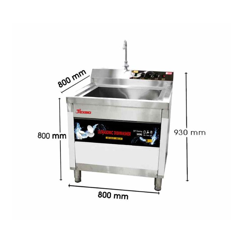 Kích thước máy rửa chén bát công nghiệp siêu âm Texgio Ultrasonic Luxury TGU-800XS Kích thước máy rửa chén bát công nghiệp siêu âm Texgio Ultrasonic Luxury TGU-800XS