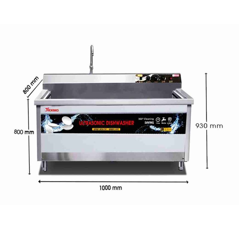 Máy rửa chén công nghiệp siêu âm Texgio Ultrasonic Luxury TGU-1000XS Máy rửa chén công nghiệp siêu âm Texgio Ultrasonic Luxury TGU-1000XS