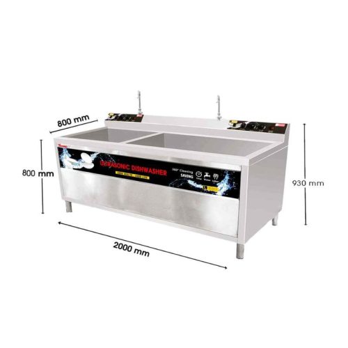 Máy rửa chén công nghiệp siêu âm Texgio Ultrasonic Luxury TGU-2000XD