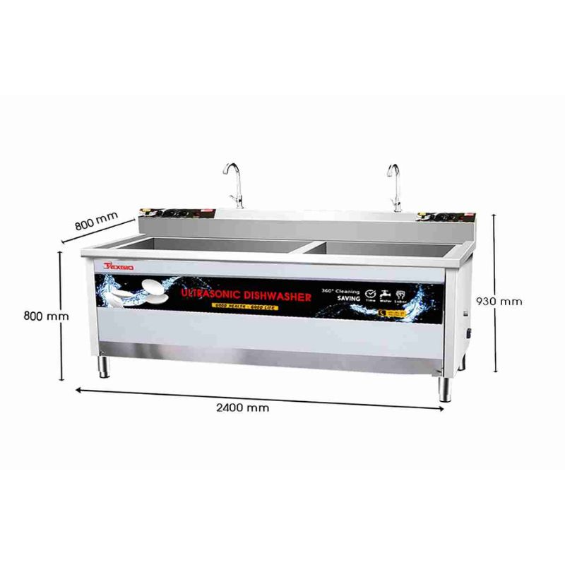 Máy rửa chén công nghiệp siêu âm Texgio Ultrasonic Luxury TGU-2400XD Máy rửa chén công nghiệp siêu âm Texgio Ultrasonic Luxury TGU-2400XD