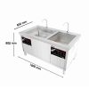 Máy rửa chén công nghiệp siêu âm Texgio Ultrasonic Standard TGU-1800SD