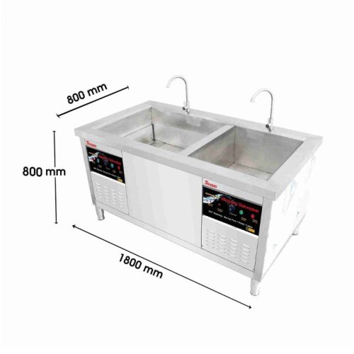 Máy rửa chén công nghiệp siêu âm Texgio Ultrasonic Standard TGU-1800SD