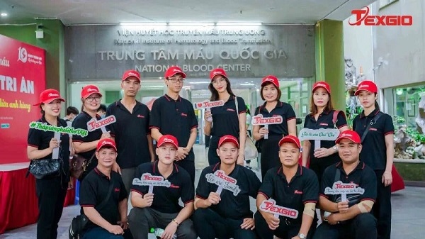 texgio tham gia chuong trinh hien mau min