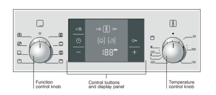 Lò nướng BOSCH HBA512ES0 |Serie 4 5 Điều khiển Lò nướng BOSCH HBA512ES0 |Serie 4