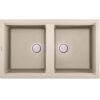 Chậu rửa đá Granite Malloca màu kem BIANCO G-45062 1 chau rua bat malloca bianco g 45062
