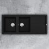Chậu đá Malloca NERO K-50040 ( NANO) 2 chau rua bat malloca nero k 50040
