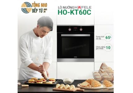 COMBO 40: Bếp từ HC-IS772EA 535.02.222 + Lò nướng HO-KT60C 534.05.571 + Hút mùi Hafele + Tủ lạnh Hafele
