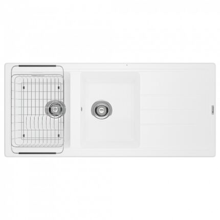 Chậu rửa bát đá Konox Phoenix 1160 White Silver