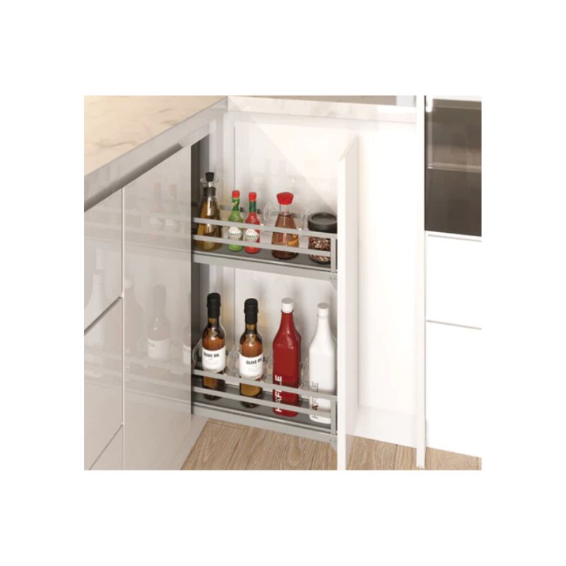 Bộ rổ gia vị Hafele Omero 549.20.891 200mm (trái) Bộ rổ gia vị Hafele Omero 549.20.891 200mm (trái)