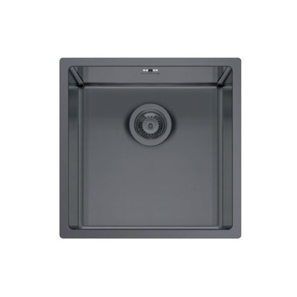 chậu rửa chén inox 1 hố Elica Astris Colora 1B – Gun Metal 101054901