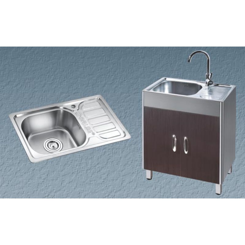 Hình ânh chậu rửa bát inox 1 hố Gorlde T-925 Hình ânh chậu rửa bát inox 1 hố Gorlde T-925