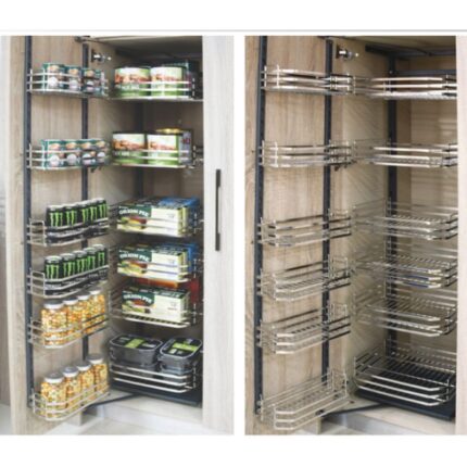 Tủ kho đựng đồ dự trữ inox nan dẹt Bosseu BS304.645PS 3 Hình ảnh tủ kho đựng đồ dự trữ inox nan dẹt Bosseu BS304.645PS