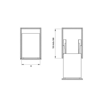 Bộ rổ gia vị Hafele Sonata 549.20.038 300mm 3 Lắp đặt bộ rổ gia vị Hafele Sonata 549.20.038 300mm
