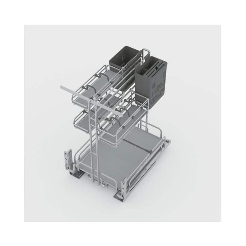 Bộ rổ gia vị dao thớt Hafele Omero 595.00.805 400mm Bộ rổ gia vị dao thớt Hafele Omero 595.00.805 400mm