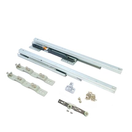 Giá dao thớt inox mạ crom BossEU BS350D 4 Ray trượt giá dao thớt inox mạ crom BossEU BS350D