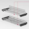 Giá bát cố định Hafele Oria 544.07.015 800mm 1 Giá bát cố định Hafele Oria 544.07.015 800mm