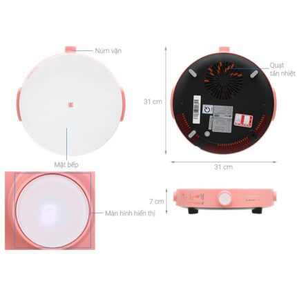Thông số kỹ thuật bếp từ mini Hawonkoo CEH-101-I-PK di động