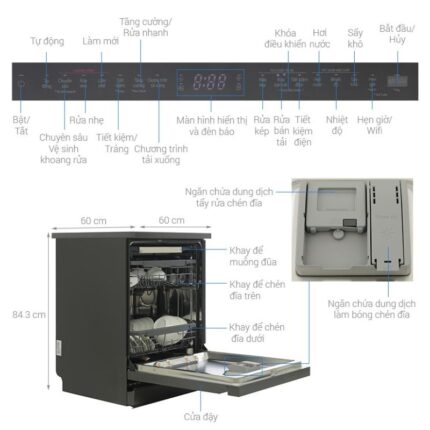 Ảnh máy rửa bát LG LDT14BLA4 ABMPEVN