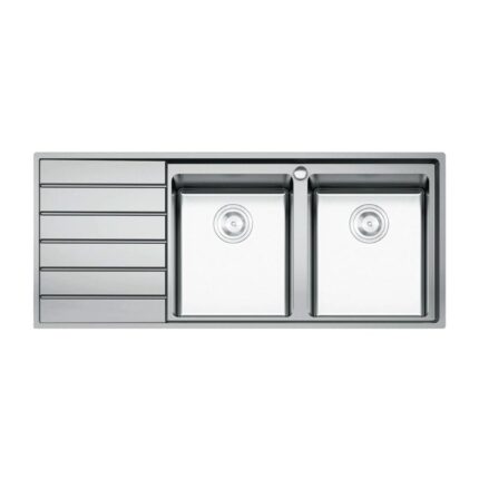Chậu rửa bát Konox European sink Premium KS11650 2B Bàn trái