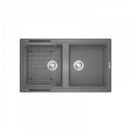 Chậu rửa bát Konox Granite Sink Phoenix Smart 860 Grey