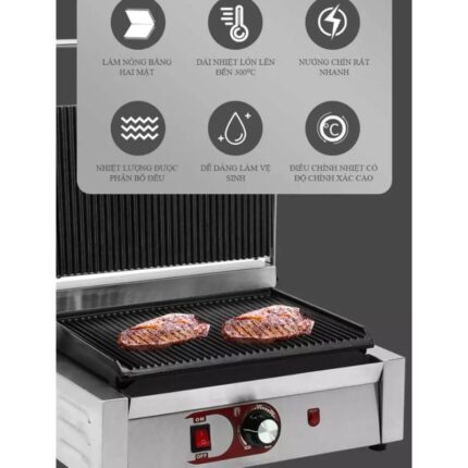 Chi tiết kẹp nướng điện đa năng Tiross TS9661
