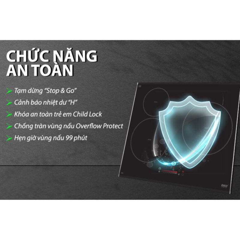 Ảnh bếp từ Lorca 3 vùng nấu LCI 306 PLus lắp âm Ảnh bếp từ Lorca 3 vùng nấu LCI 306 PLus lắp âm