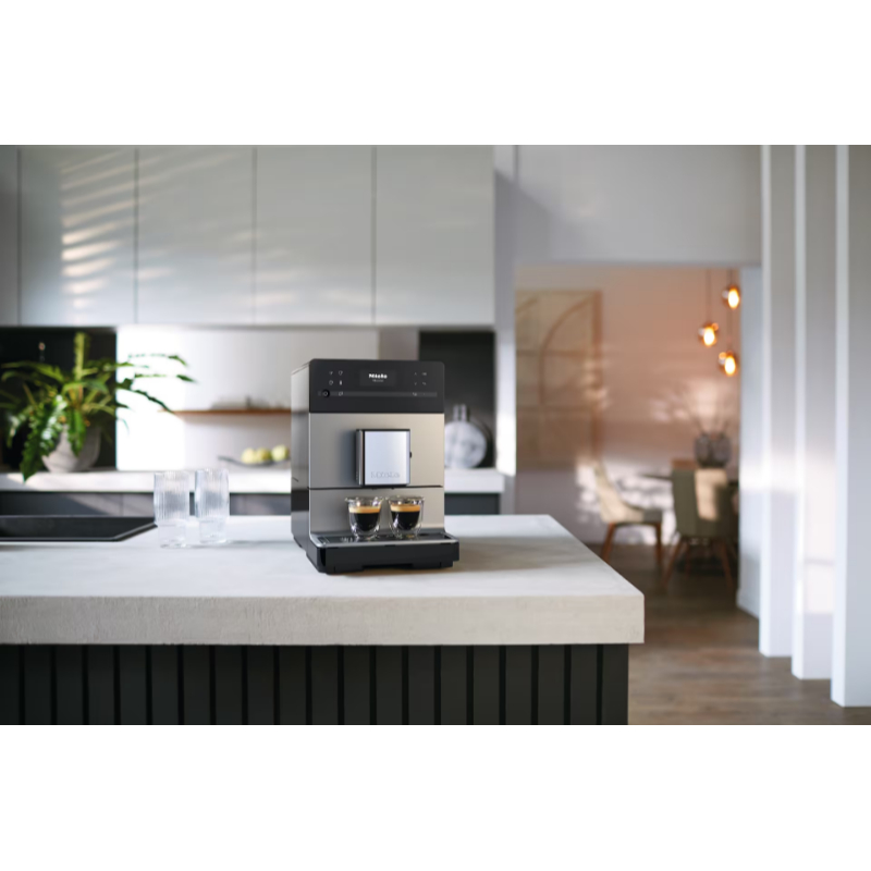 Ảnh thực tế máy pha cafe tự động Miele CM5510-Silver grey-met Ảnh thực tế máy pha cafe tự động Miele CM5510-Silver grey-met