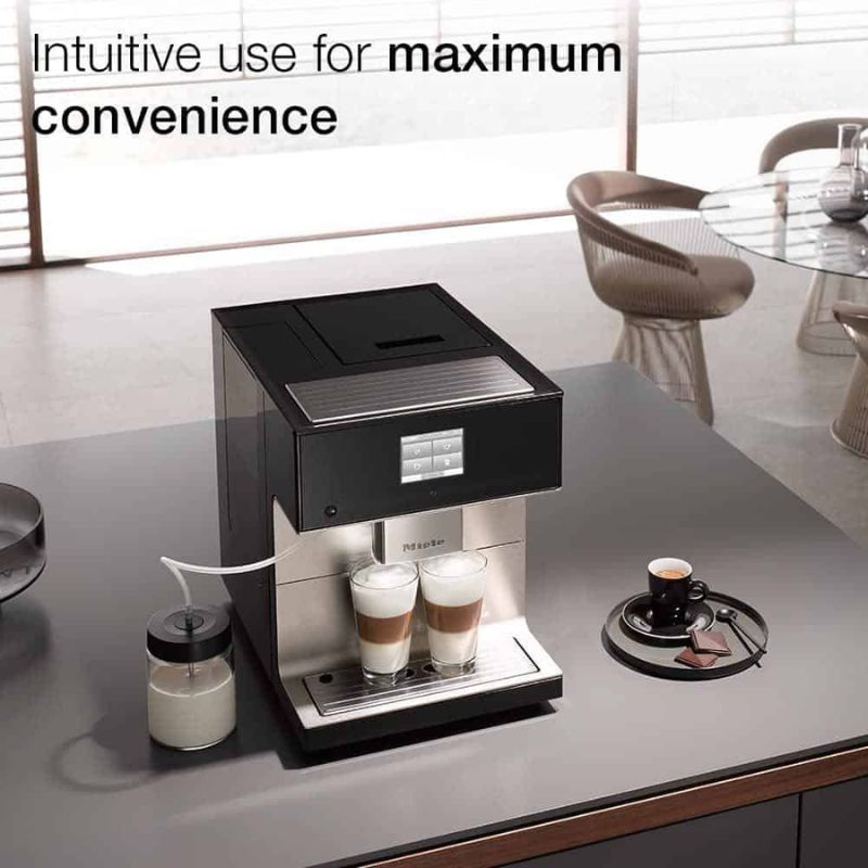 Ảnh thực tế máy pha cafe tự động Miele CM7550-Black Ảnh thực tế máy pha cafe tự động Miele CM7550-Black