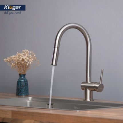 Vòi rửa bát Kluger KLF0008SS 2 anh voi rua bat kluger klf0008ss